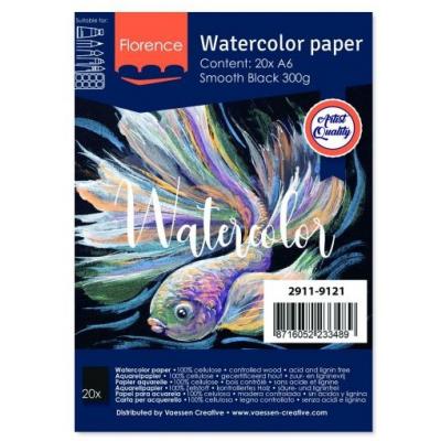 Florence Aquarellpapier - Smooth Black